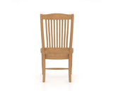 Canadel Everyone Dining Chair in Caramel Washed, back view