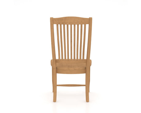 Canadel Everyone Dining Chair in Caramel Washed, back view