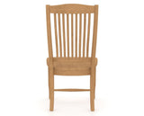 Canadel Everyone Dining Chair in Caramel Washed, back view