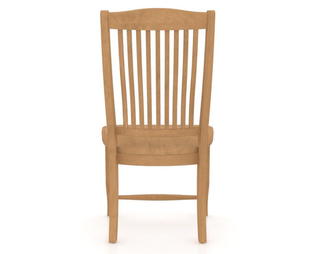 Canadel Everyone Dining Chair in Caramel Washed, back view