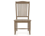 Canadel Champlain Dining Chair in Pecan Washed, front view