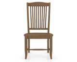Canadel Everyone Dining Chair in Pecan Washed, front view