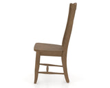 Canadel Everyone Dining Chair in Pecan Washed, side view
