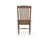 Canadel Everyone Dining Chair in Pecan Washed, back view