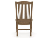 Canadel Everyone Dining Chair in Pecan Washed, back view