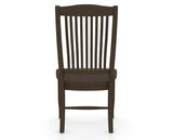 Canadel Everyone Dining Chair in Hazelnut Washed, back view