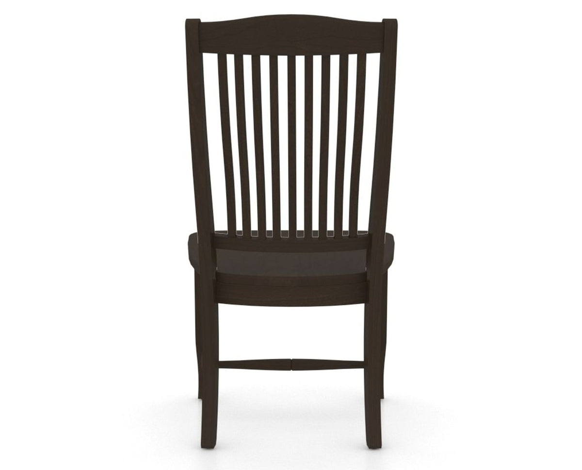 Canadel Everyone Dining Chair in Davy's Grey, back view