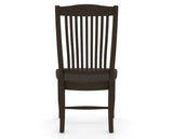 Canadel Everyone Dining Chair in Davy's Grey, back view