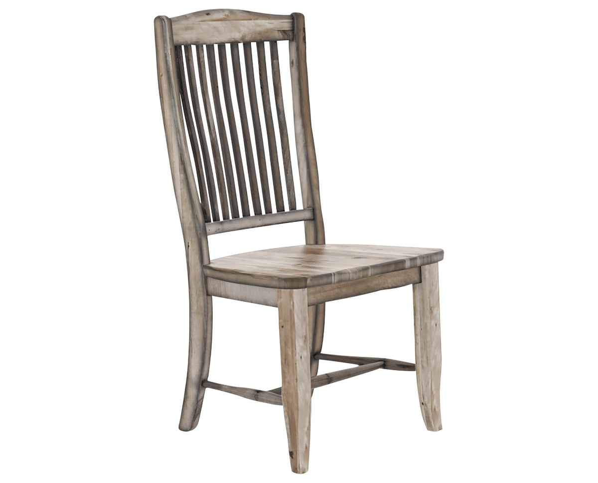 Canadel Champlain Wood Dining Chair 0232 in Heritage Nature, three-quarter view