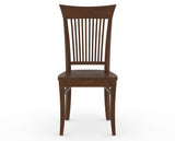 Canadel Jess Dining Chair in Cognac Washed, front view