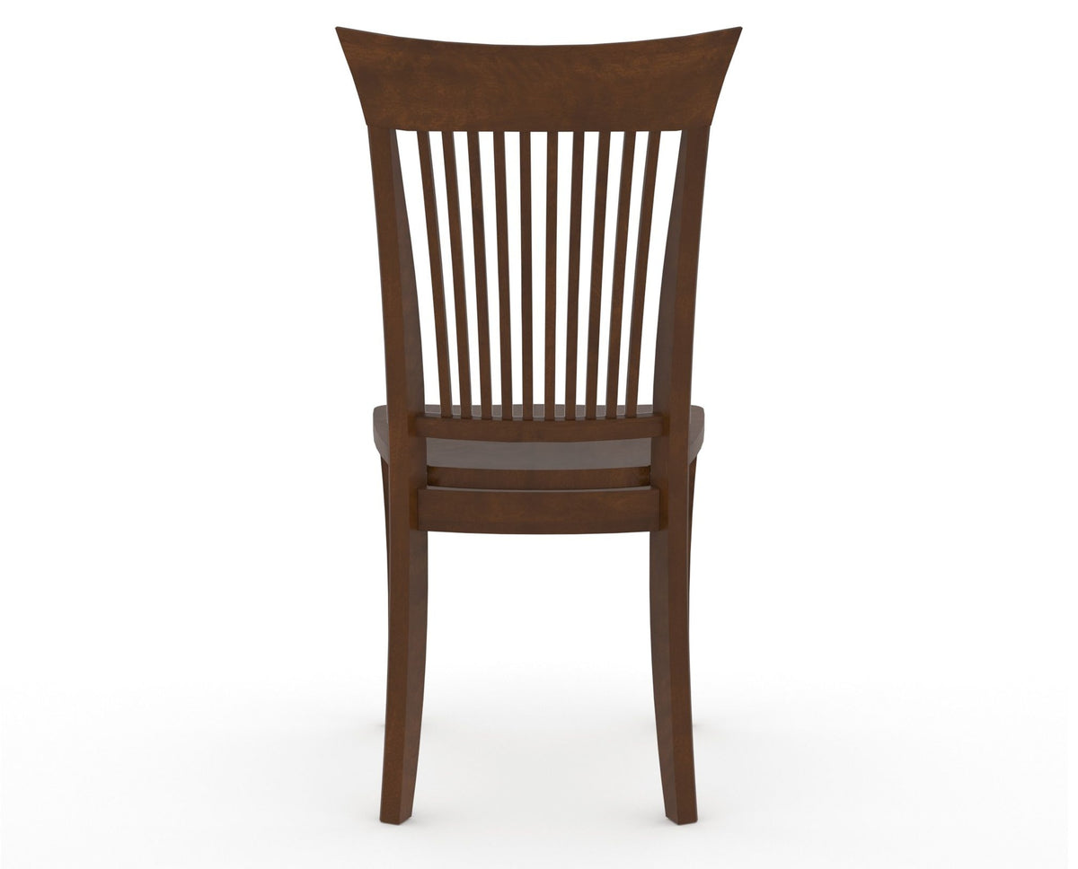 Canadel Jess Dining Chair in Cognac Washed, back view