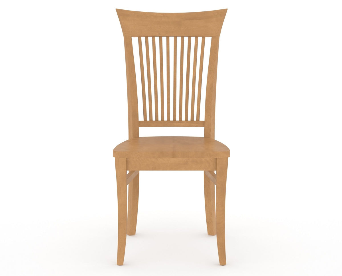 Canadel Jess Dining Chair in Caramel Washed, front view