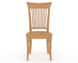 Canadel Jess Dining Chair in Caramel Washed, front view