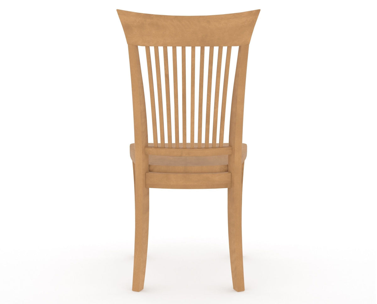 Canadel Jess Dining Chair in Caramel Washed, back view