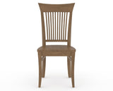 Canadel Jess Dining Chair in Pecan Washed, front view
