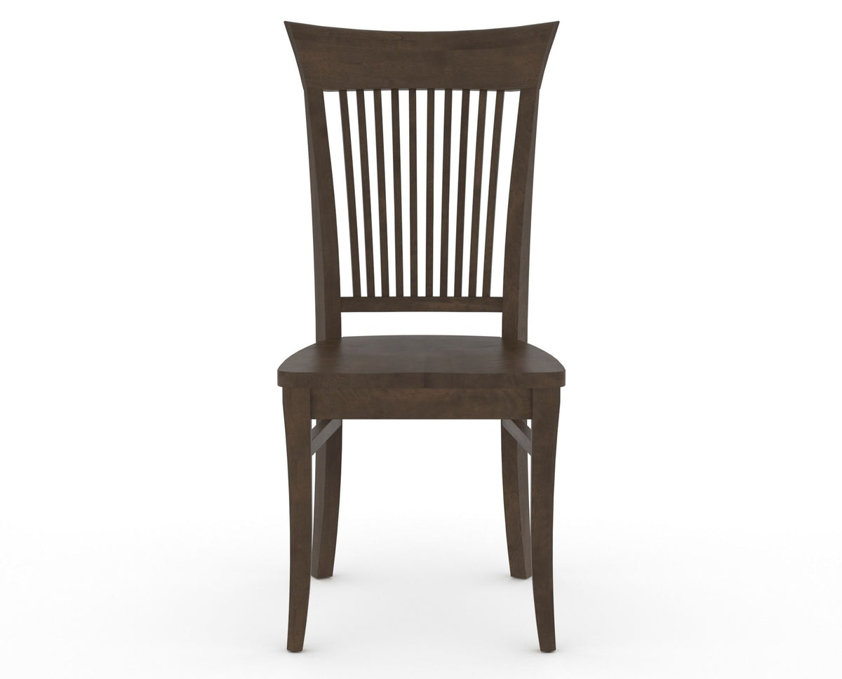 Canadel Jess Dining Chair in Hazelnut Washed, front view