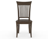 Canadel Jess Dining Chair in Hazelnut Washed, front view