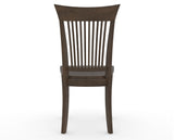 Canadel Jess Dining Chair in Hazelnut Washed, back view