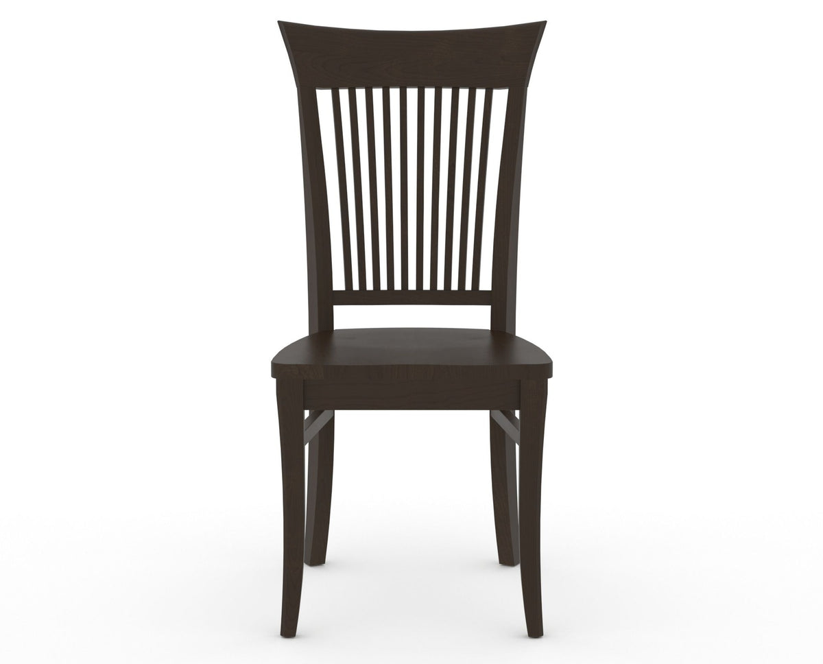 Canadel Jess Dining Chair in Davy's Grey, front view
