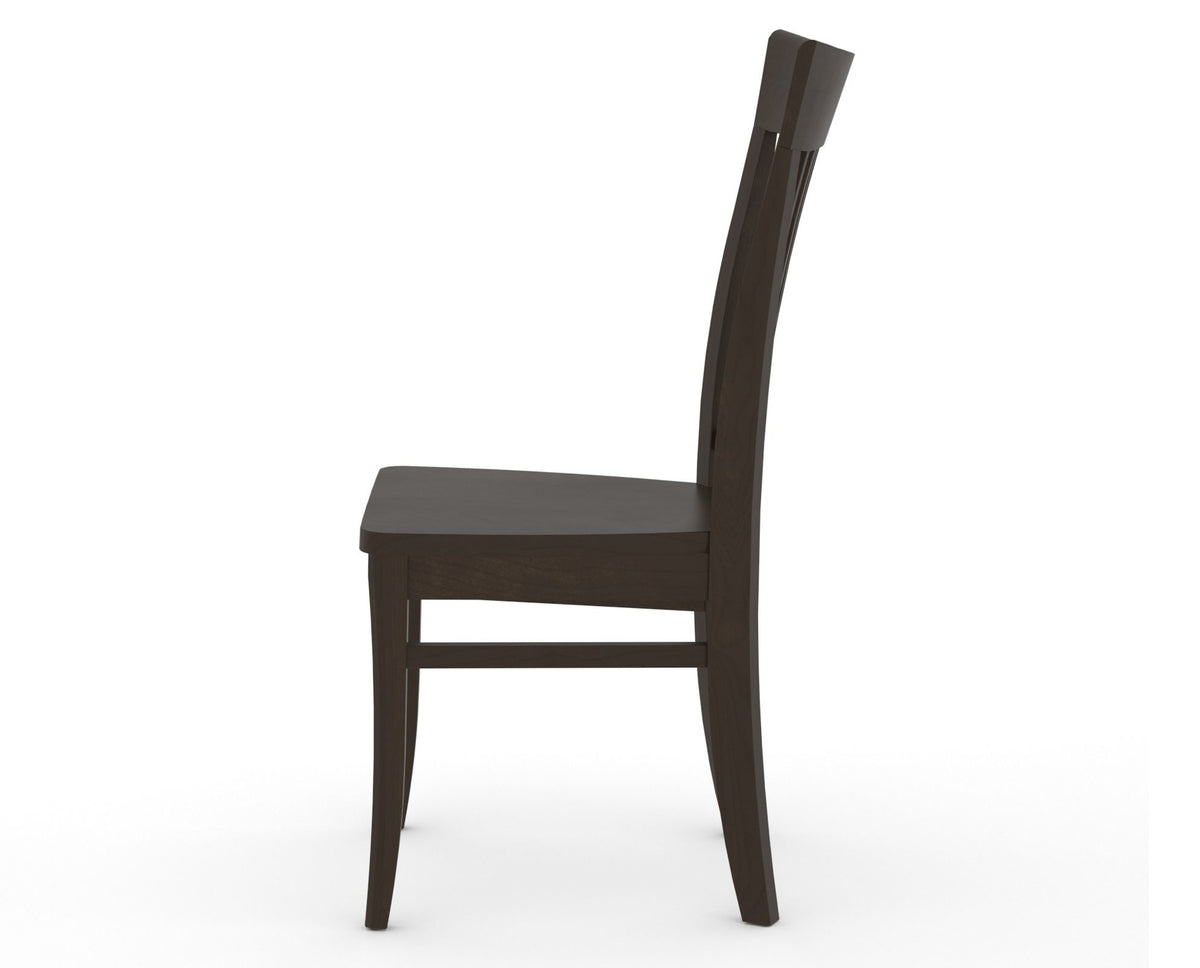 Canadel Jess Dining Chair in Davy's Grey, side view