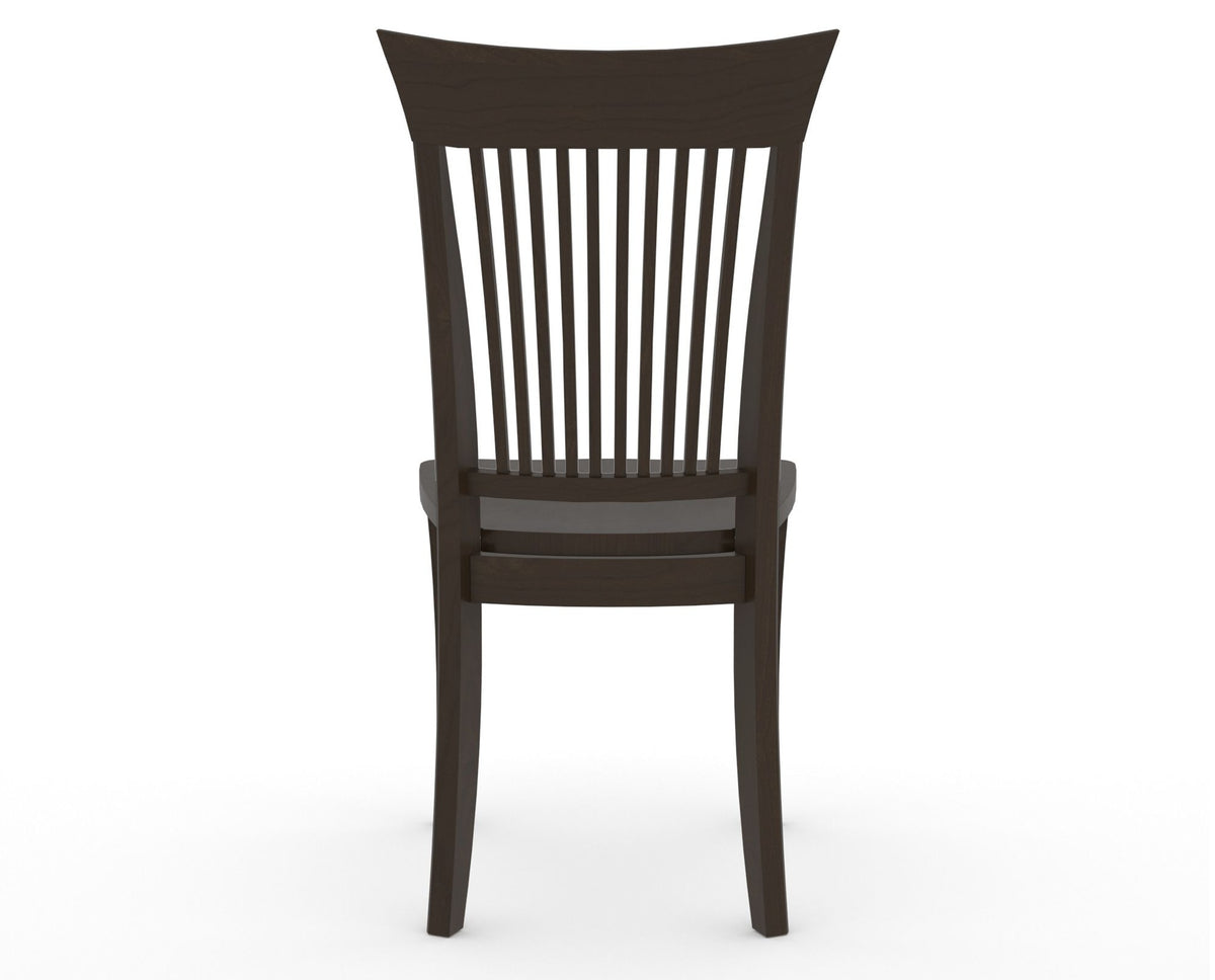Canadel Jess Dining Chair in Davy's Grey, back view