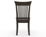 Canadel Jess Dining Chair in Davy's Grey, back view