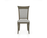 Canadel Jess Too Dining Chair in Shadow, 7C Fabric, front view