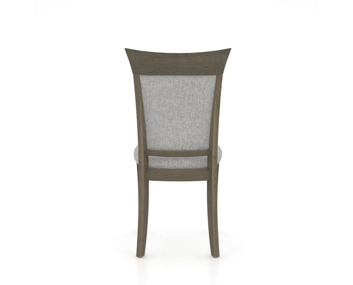 Canadel Jess Too Dining Chair in Shadow, 7C Fabric, back view