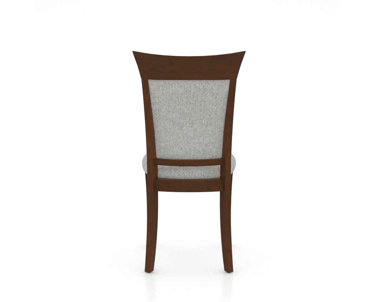 Canadel Jess Too Dining Chair in Cognac Washed, 7C Fabric, back view