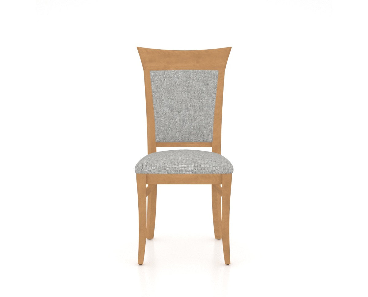 Canadel Jess Too Dining Chair in Caramel Washed, 7C Fabric, front view