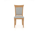 Canadel Jess Too Dining Chair in Caramel Washed, 7C Fabric, front view