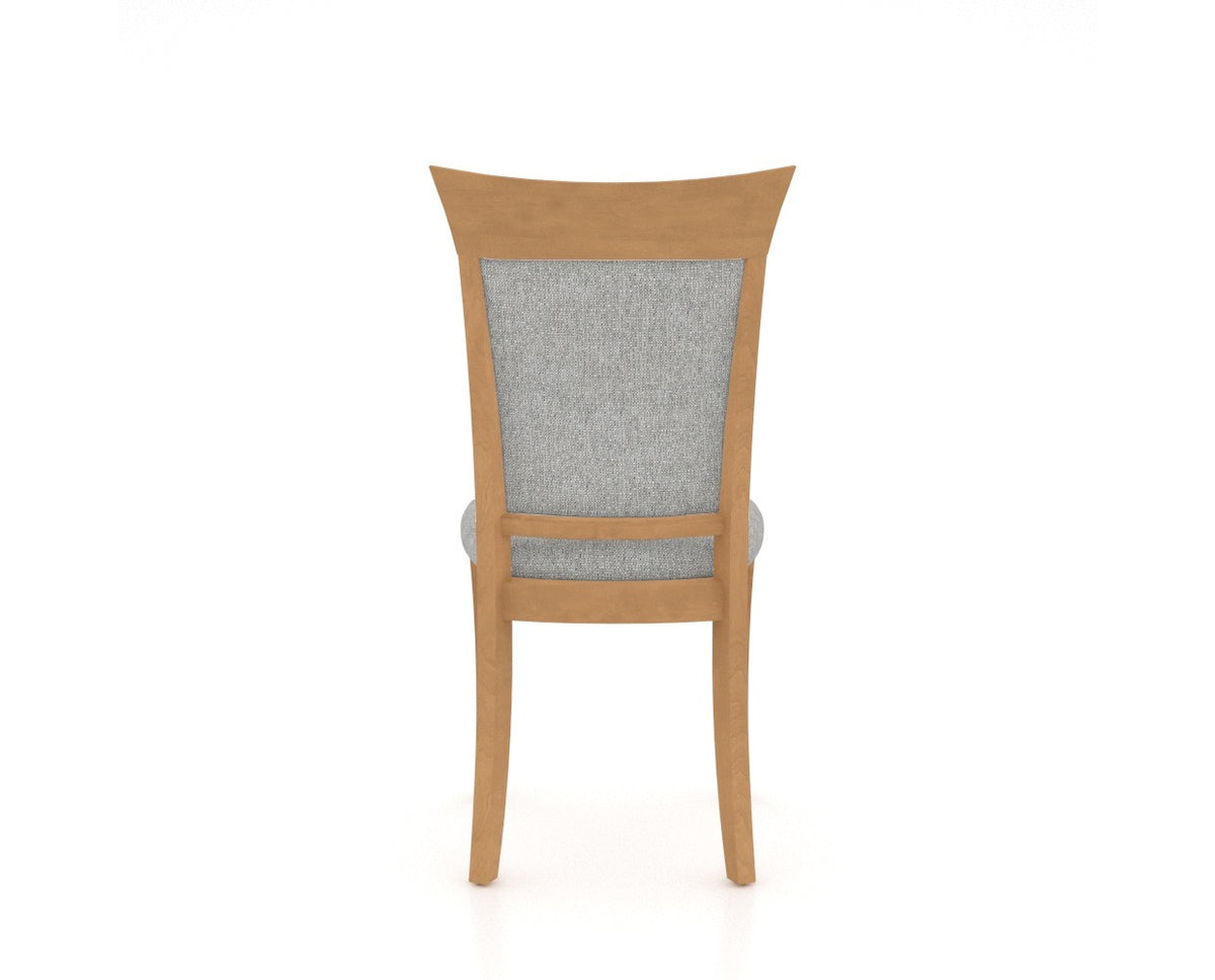 Canadel Jess Too Dining Chair in Caramel Washed, 7C Fabric, back view