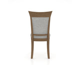 Canadel Jess Too Dining Chair in Pecan Washed, 7C Fabric, back view