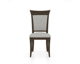Canadel Jess Too Dining Chair in Hazelnut Washed, 7C Fabric, front view
