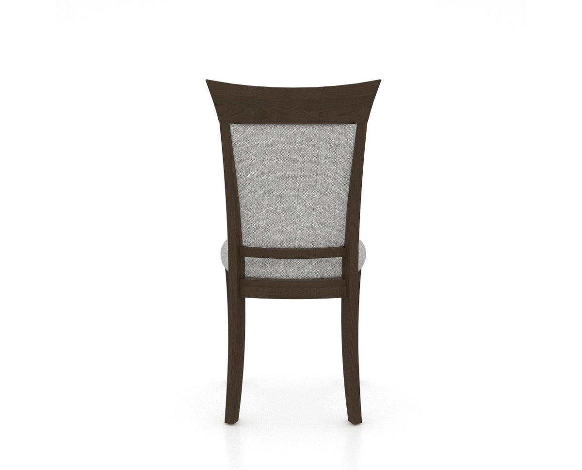 Canadel Jess Too Dining Chair in Hazelnut Washed, 7C Fabric, back view