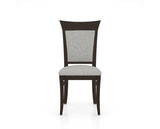 Canadel Jess Too Dining Chair in Davy's Grey, 7C Fabric, front view