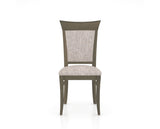 Canadel Jess Too Dining Chair in Shadow, FP Crypton®, front view