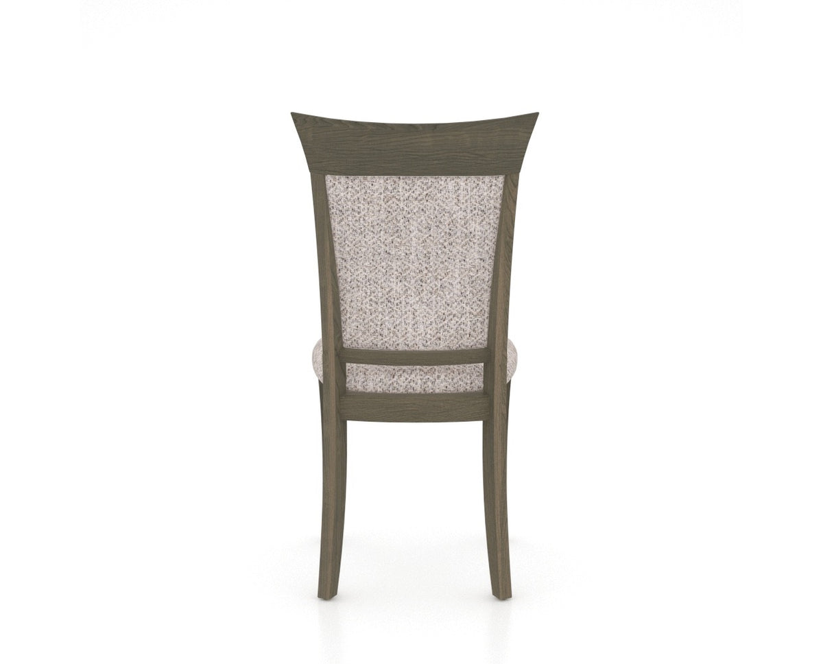 Canadel Jess Too Dining Chair in Shadow, FP Crypton®, back view