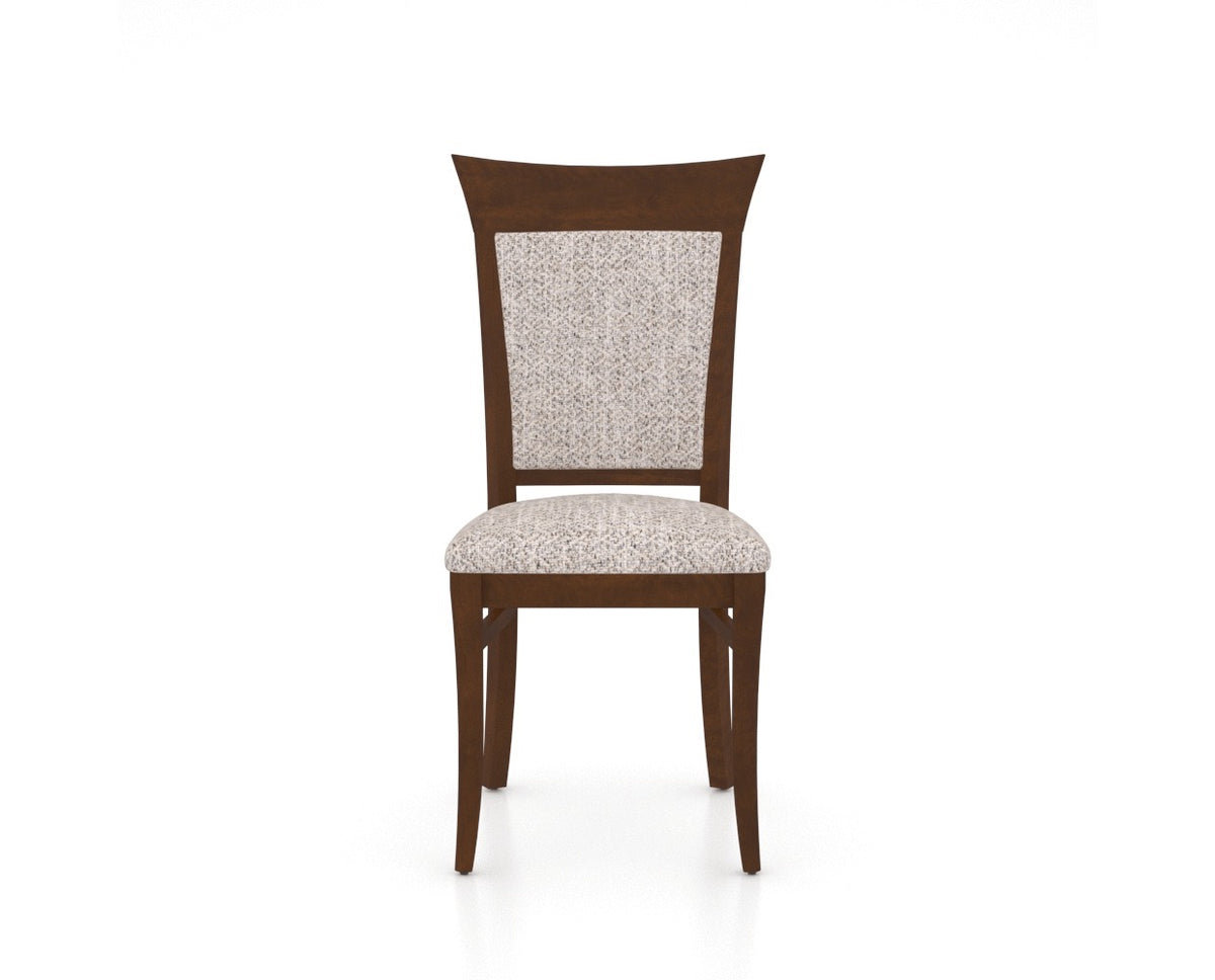 Canadel Jess Too Dining Chair in Cognac Washed, FP Crypton®, front view