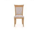 Canadel Jess Too Dining Chair in Caramel Washed, FP Crypton®, front view
