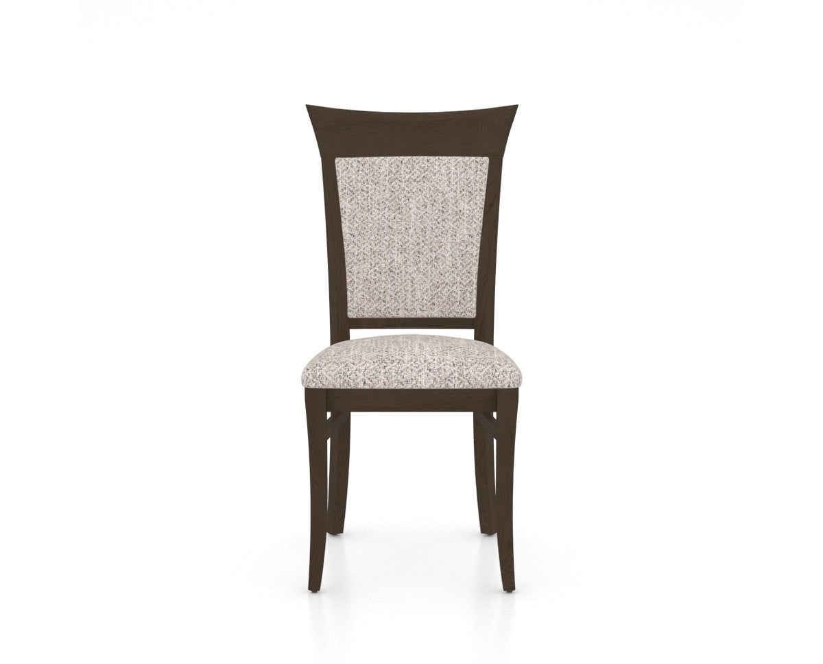 Canadel Jess Too Dining Chair in Hazelnut Washed, FP Crypton®, front view