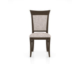 Canadel Jess Too Dining Chair in Hazelnut Washed, FP Crypton®, front view