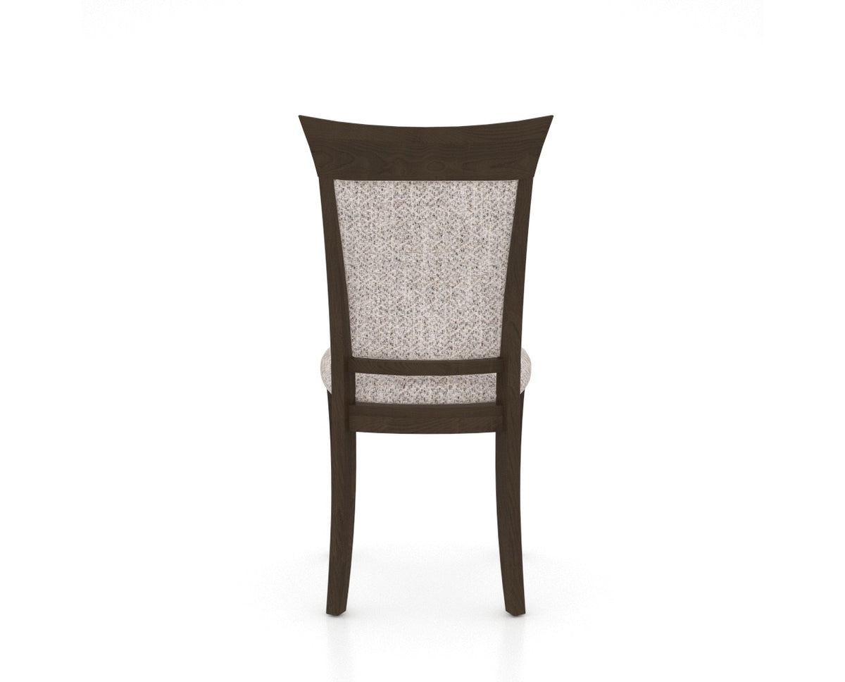 Canadel Jess Too Dining Chair in Hazelnut Washed, FP Crypton®, back view