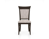 Canadel Jess Too Dining Chair in Davy's Grey, FP Crypton®, front view