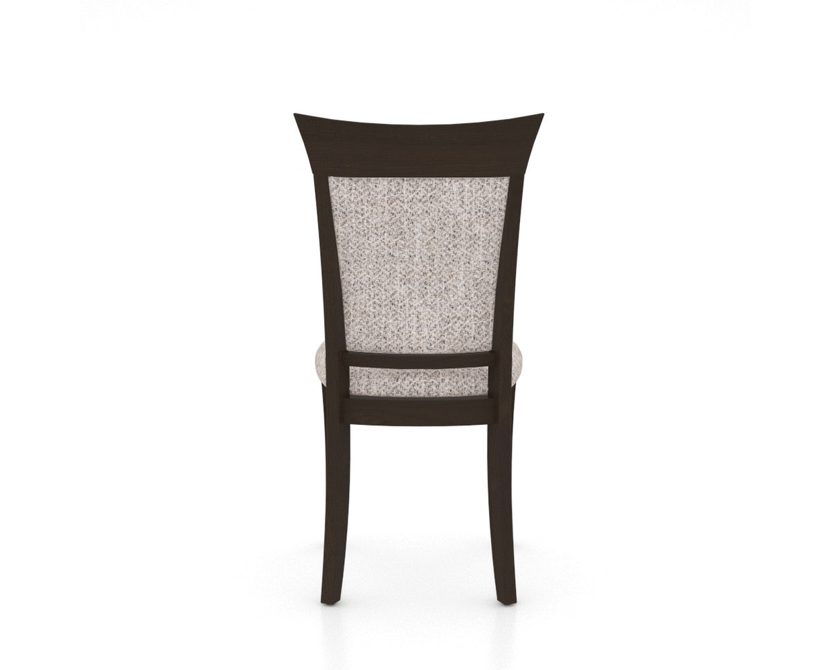 Canadel Jess Too Dining Chair in Davy's Grey, FP Crypton®, back view