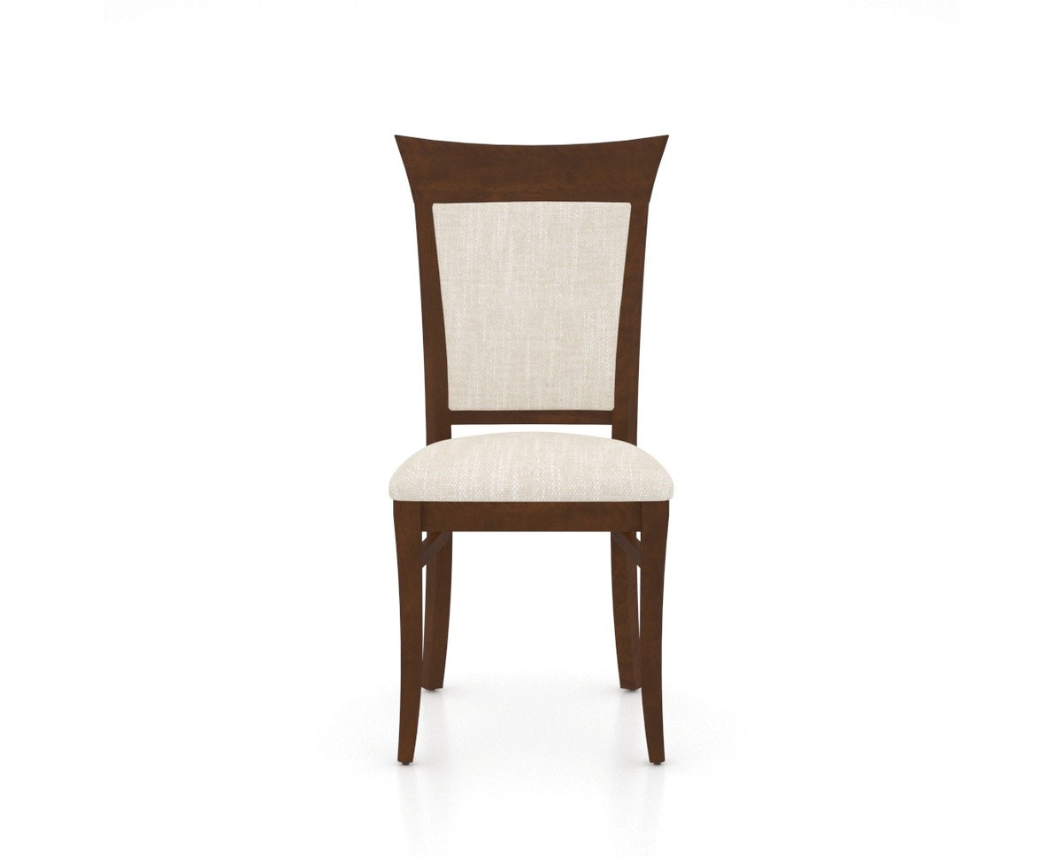 Canadel Jess Too Dining Chair in Cognac Washed, FT InsideOut®, front view