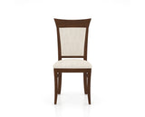Canadel Jess Too Dining Chair in Cognac Washed, FT InsideOut®, front view