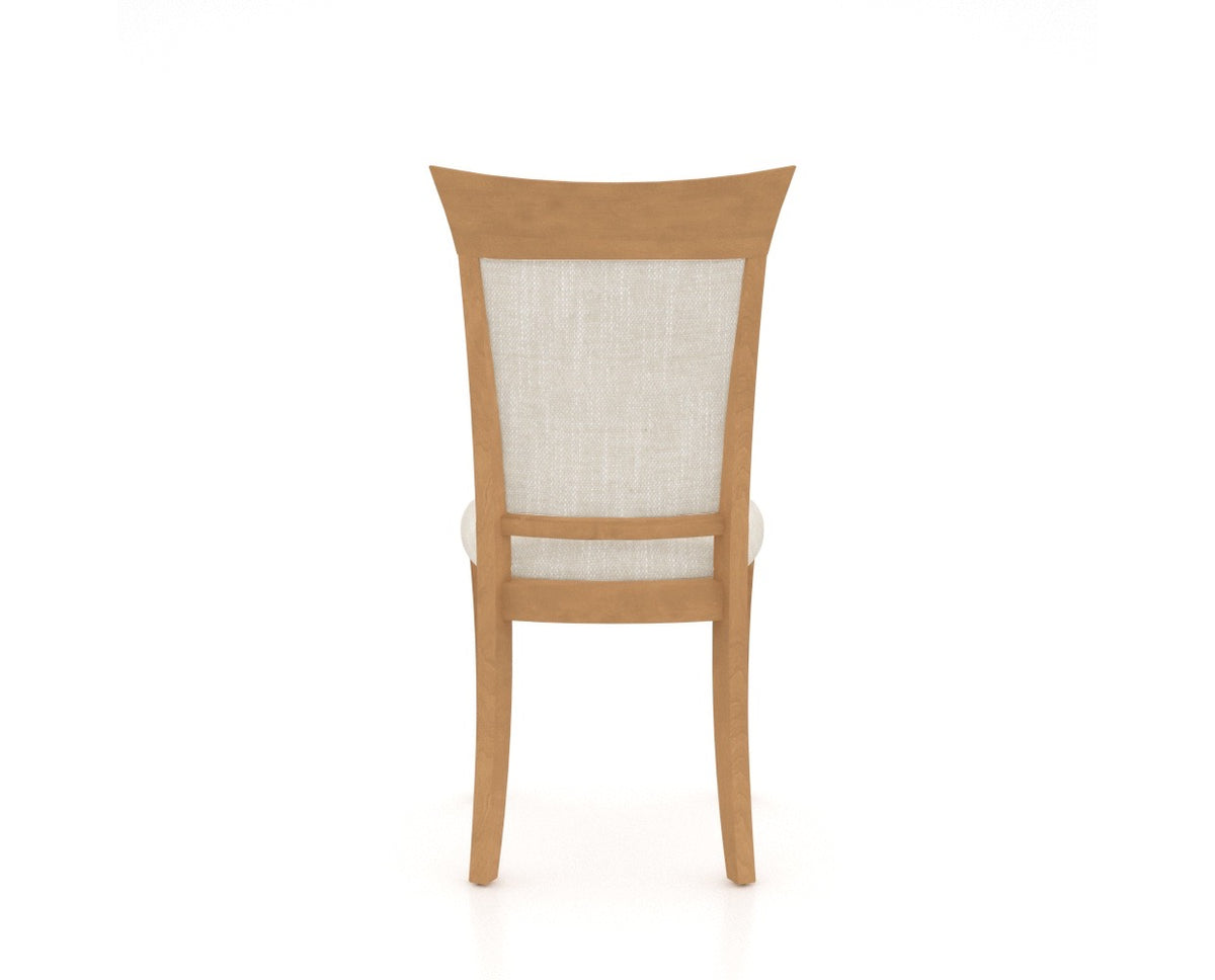 Canadel Jess Too Dining Chair in Caramel Washed, FT InsideOut®, back view