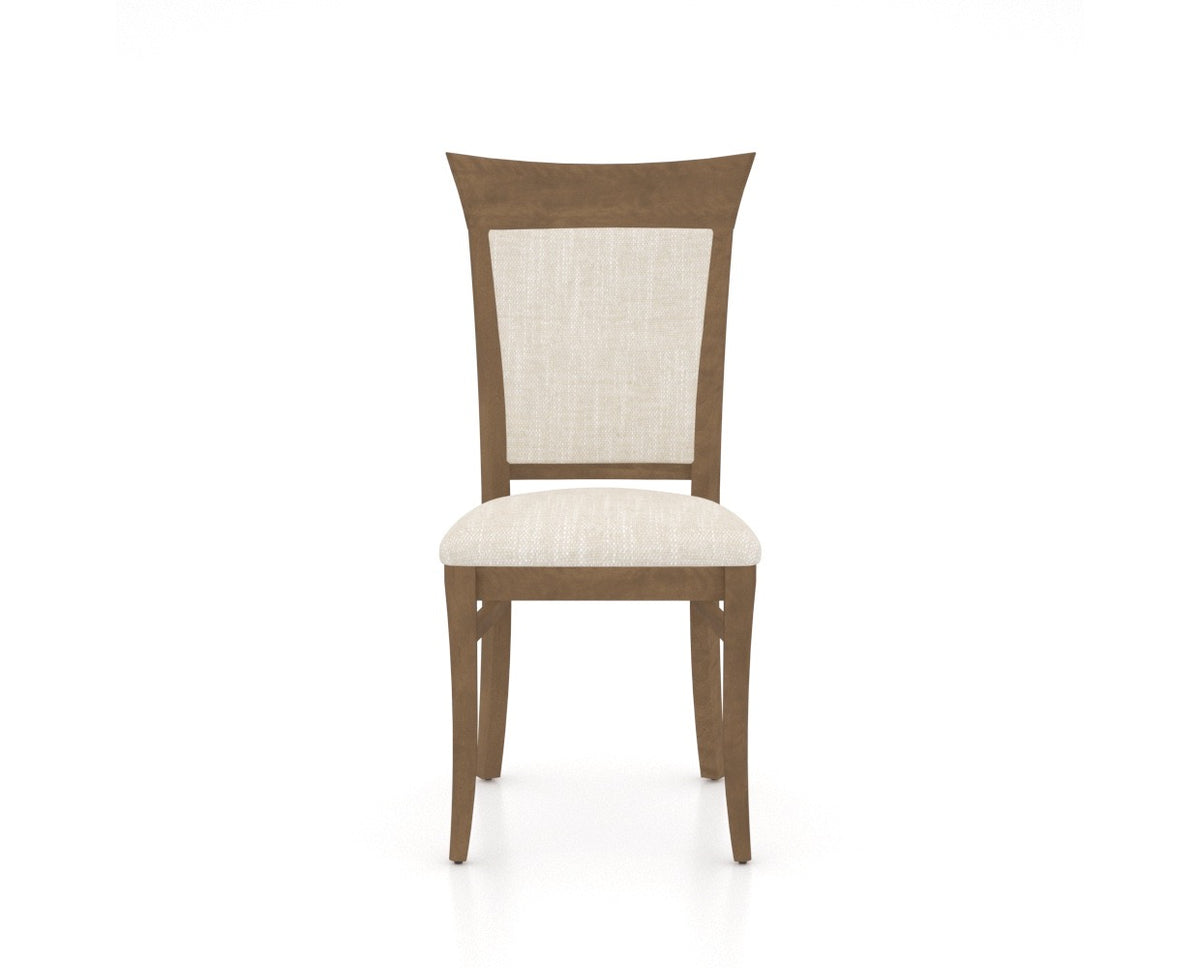 Canadel Jess Too Dining Chair in Pecan Washed, FT InsideOut®, front view