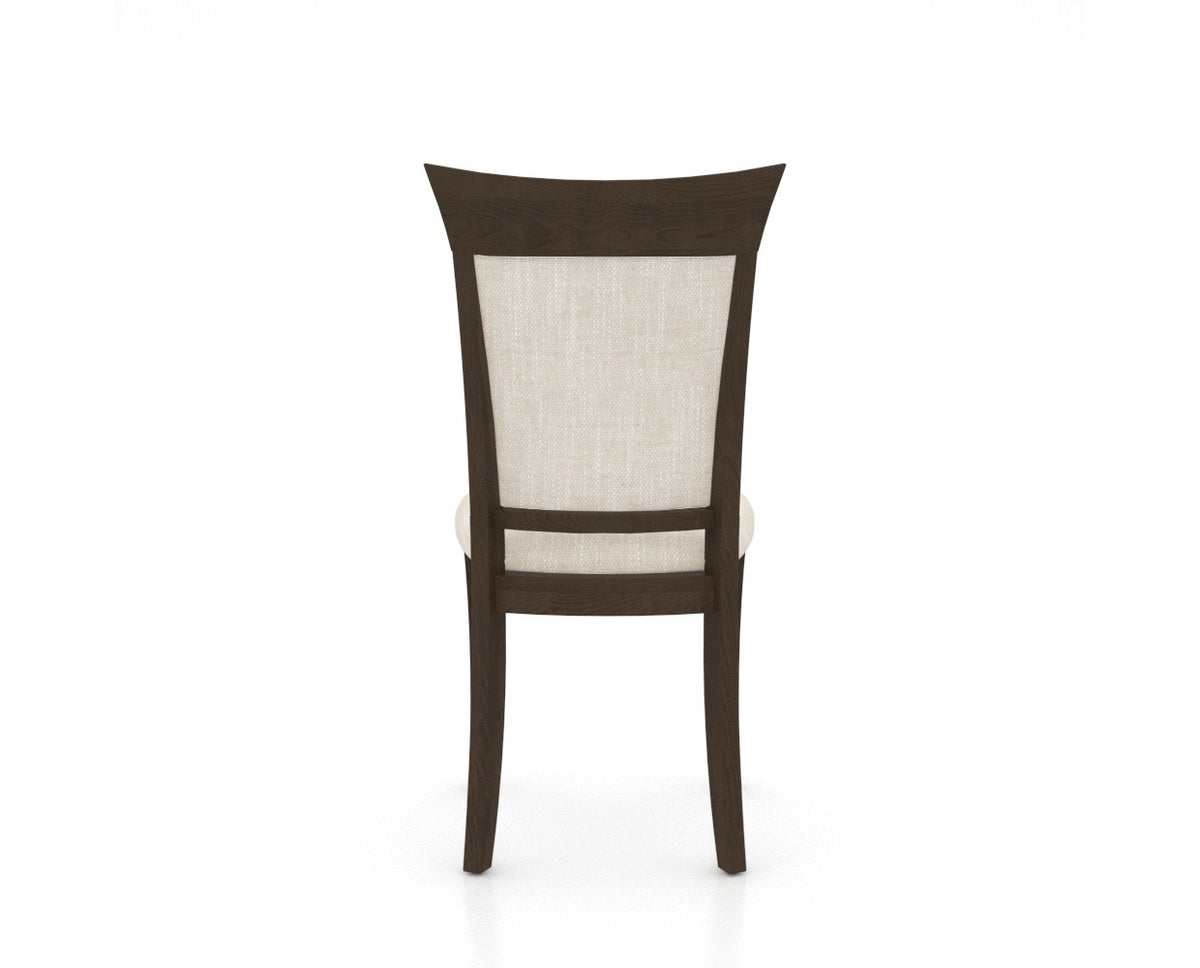 Canadel Jess Too Dining Chair in Hazelnut Washed, FT InsideOut®, back view